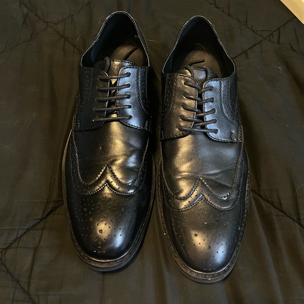 Perry Ellis Dress Shoes - Milton , Black